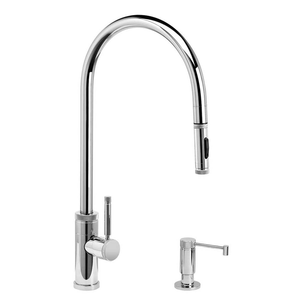 Waterstone Waterstone Industrial Extended Reach PLP Pulldown Faucet - Toggle Sprayer - 2pc. Suite