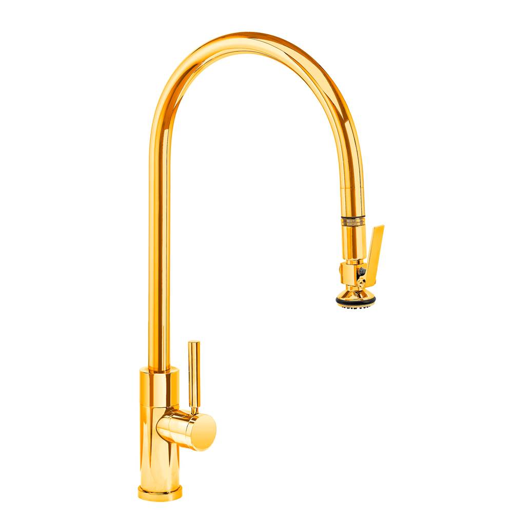 Waterstone Waterstone Modern Extended Reach PLP Pulldown Faucet - Lever Sprayer